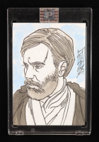 Obi-Wan Kenobi | Star Wars | Original Art Sketch Card by Tom Hodges (1/1 Original Art) at PristineAuction.com