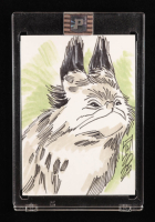 Loth-Cat | Star Wars | Original Art Sketch Card by Tom Hodges (1/1 Original Art) at PristineAuction.com