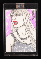 Taylor Swift | Original Art Sketch Card by Tom Hodges (1/1 Original Art) at PristineAuction.com