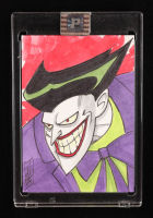 The Joker | Batman: The Animated Series | Original Art Sketch Card by Tom Hodges (1/1 Original Art) at PristineAuction.com