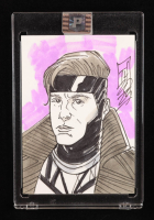 Gambit | Deadpool & Wolverine | Original Art Sketch Card by Tom Hodges (1/1 Original Art) at PristineAuction.com