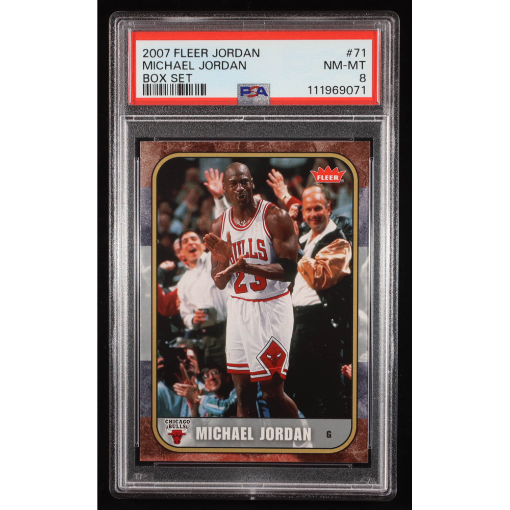 Michael Jordan 2007 Fleer Michael Jordan #71 (PSA 8) at PristineAuction.com