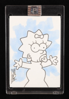 Maggie | The Simpsons | Original Art Sketch Card by Tom Hodges (1/1 Original Art) at PristineAuction.com