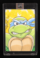 Leonardo | Teenage Mutant Ninja Turtles | Original Art Sketch Card by Tom Hodges (1/1 Original Art) at PristineAuction.com