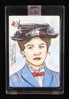 Mary Poppins | Original Art Sketch Card by Tom Hodges (1/1 Original Art) at PristineAuction.com