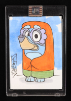 Bluey as "Janet" | Bluey | Original Art Sketch Card by Tom Hodges (1/1 Original Art) at PristineAuction.com