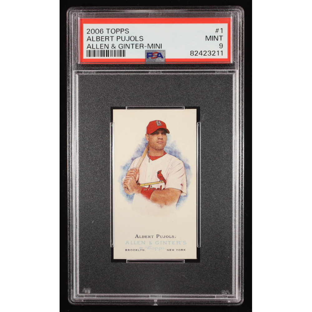 Albert Pujols 2006 Topps Allen and Ginter Mini #1 (PSA 9) at PristineAuction.com