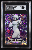 Shedeur Sanders 2024 Leaf Metal Special Release Prized Rookie Crystal Purple #PR11 RC #3/15 (SGC 10) at PristineAuction.com