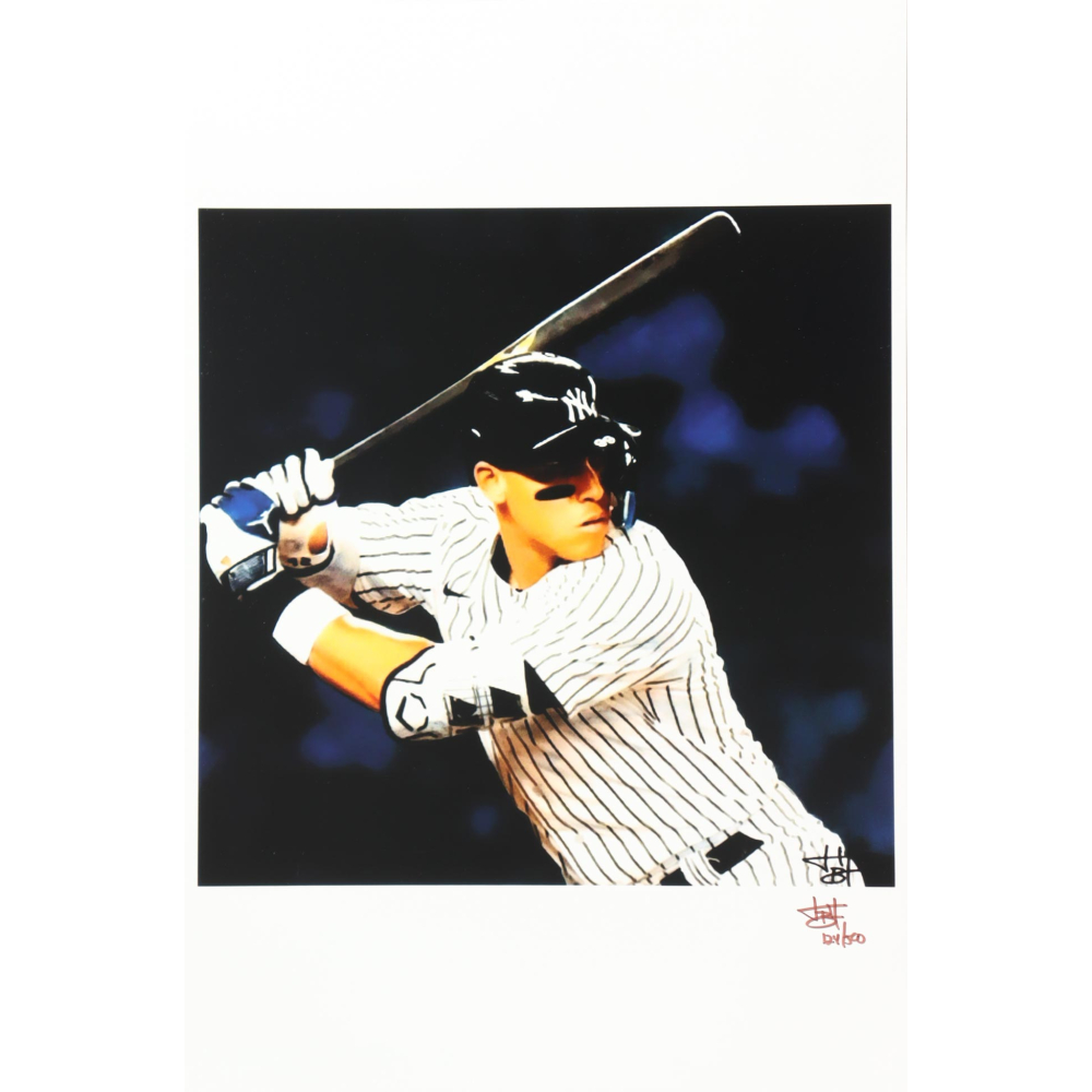 "Aaron Judge" Yankees LE 12x18 Lithograph by Joshua Barton #/500 (PA) at PristineAuction.com