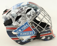 Henrik Lundqvist Signed Rangers Signed Full Size Helmet (Fanatics) at PristineAuction.com