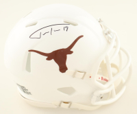 Justin Tucker Signed Texas Longhorns Speed Mini Helmet (Beckett) at PristineAuction.com