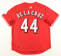 Elly De La Cruz Signed Reds Nike Authentic Jersey (Beckett) at PristineAuction.com