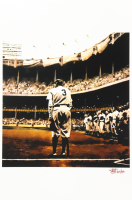 "Babe Ruth" Yankees LE 12x18 Lithograph by Joshua Barton #/500 (PA) at PristineAuction.com