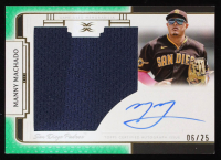 Manny Machado 2024 Topps Definitive Collection Autograph Relics Green #ARCMM #06/25 at PristineAuction.com