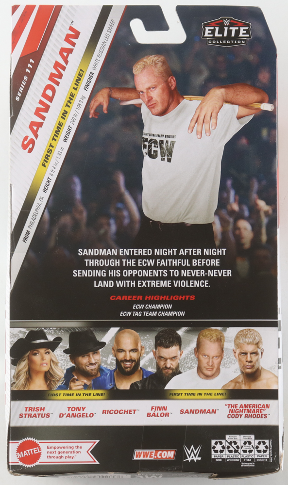 Sandman Signed WWE Elite Collection Action Figure (Authentic Ink) at PristineAuction.com Sandman Signed WWE Elite Collection Action Figure (Authentic Ink) at PristineAuction.com