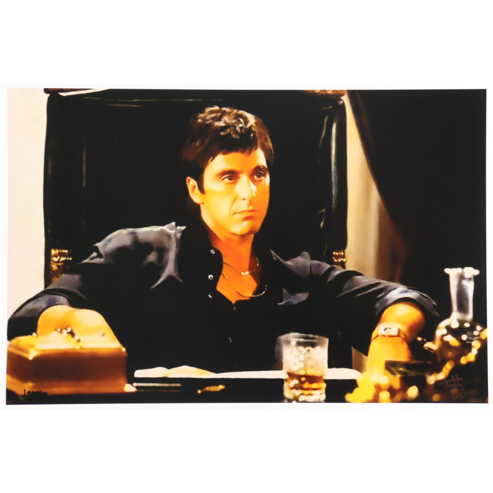 "Tony Montana" Scarface LE 12x18 Lithograph by Joshua Barton #/500 (PA) at PristineAuction.com