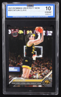 Caitlin Clark 2023-24 Bowman University Now #59 RC (ISA 10) at PristineAuction.com