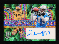 Keyshawn Johnson 2024 Panini Spectra RetroSpect Autographs Neon Green #5 #27/35 at PristineAuction.com