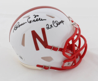 Ahman Green Signed Cornhuskers Speed Mini Helmet Inscribed "2x Champ" (JSA) at PristineAuction.com