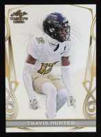 Travis Hunter 2023 Leaf Trinity Mega Box #56 RC at PristineAuction.com