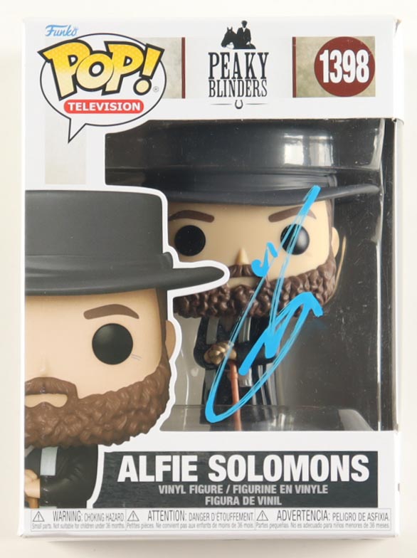 Tom Hardy Signed "Peaky Blinders" #1398 Alfie Solomons Funko Pop! Vinyl Figure (ACOA) at PristineAuction.com Tom Hardy Signed "Peaky Blinders" #1398 Alfie Solomons Funko Pop! Vinyl Figure (ACOA) at PristineAuction.com