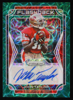 John Taylor 2021 Panini Prizm Flashback Autographs Prizms Green Scope #10 #04/49 at PristineAuction.com