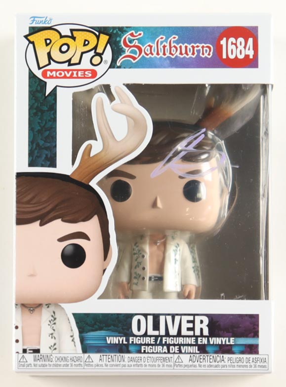 Barry Keoghan Signed "Saltburn" #1684 Oliver Funko Pop! Vinyl Figure (ACOA) at PristineAuction.com Barry Keoghan Signed "Saltburn" #1684 Oliver Funko Pop! Vinyl Figure (ACOA) at PristineAuction.com