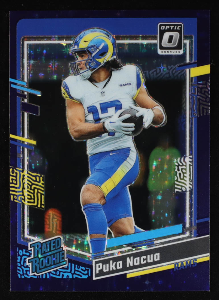 Puka Nacua 2023 Donruss Optic Purple Stars #238 #02/15 RR RC