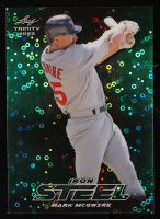Mark McGwire 2023 Leaf Trinity Mega Box Steel Iron Donut Circles Green #S45 #3/5 at PristineAuction.com