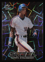 Darryl Strawberry 2023 Leaf Trinity Mega Box Steel Lazer #S15 at PristineAuction.com