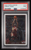 LeBron James 2003-04 Topps Chrome #111 RC (PSA 9) at PristineAuction.com