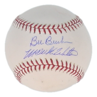 Bill Buckner & Mookie Wilson Signed OML Baseball (Fanatics & MLB) at PristineAuction.com