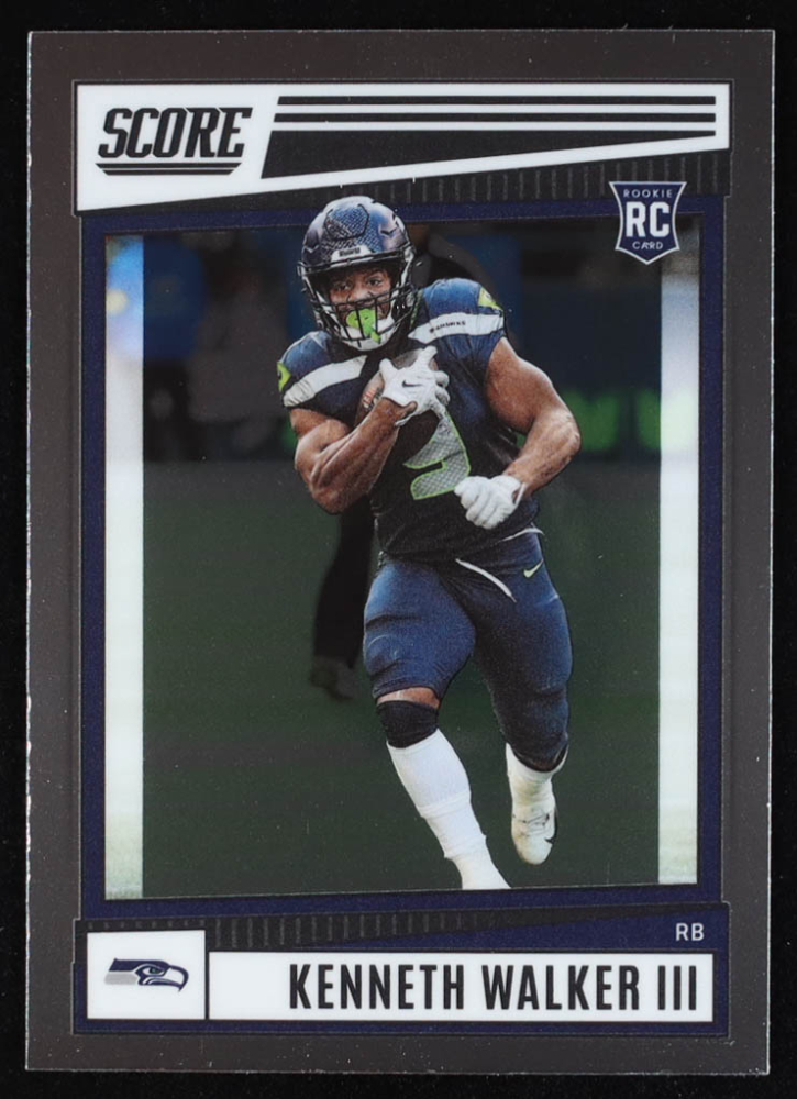 Kenneth Walker III 2022 Panini Chronicles Score Premium Rookies #SP329 RC