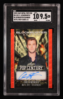 Chris Hemsworth 2025 Leaf Pop Century Metal Blockbuster Summer Autographs Red Flood #BSCH1 #1/1 (SGC 9.5 | Autograph Graded 10) at PristineAuction.com