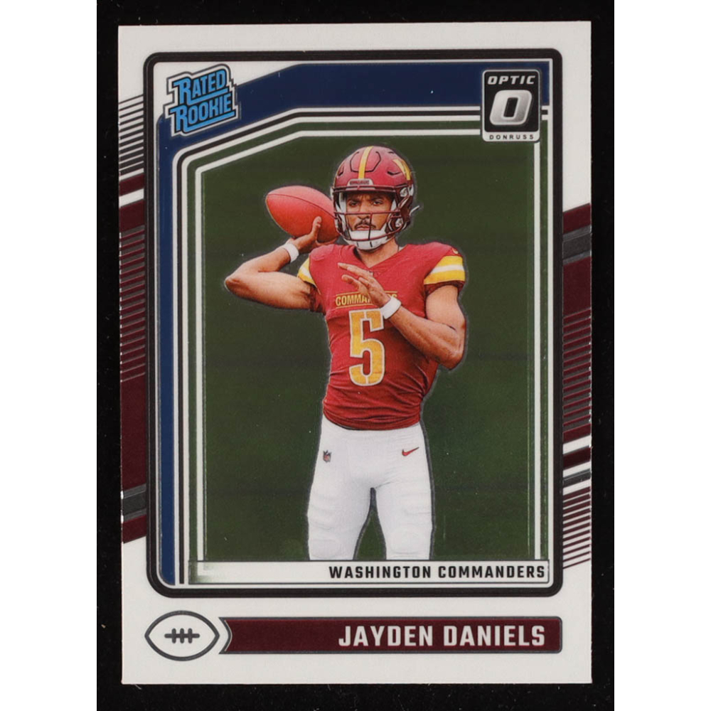 Jayden Daniels 2024 Donruss Optic #248 RR RC at PristineAuction.com