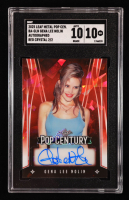 Gena Lee Nolin 2025 Leaf Pop Century Metal Crystal Red #BAGLN #2/2 (SGC 10 | Autograph Graded 10) at PristineAuction.com