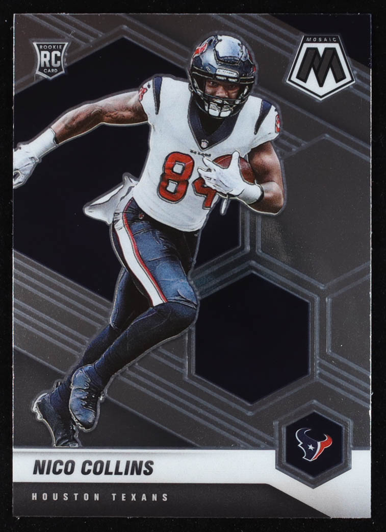 Nico Collins 2021 Panini Mosaic #330 RC at PristineAuction.com Nico Collins 2021 Panini Mosaic #330 RC at PristineAuction.com