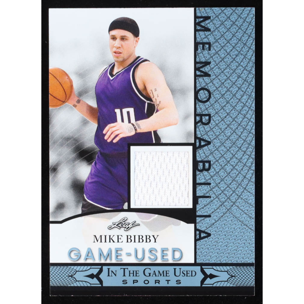 Mike Bibby 2024 Leaf ITG Used Sports Game-Used Memorabilia Blue #GUM99 at PristineAuction.com