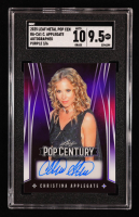 Christina Applegate 2025 Leaf Pop Century Metal Purple #BACA1 #3/6 (SGC 9.5 | Autograph Graded 10) at PristineAuction.com