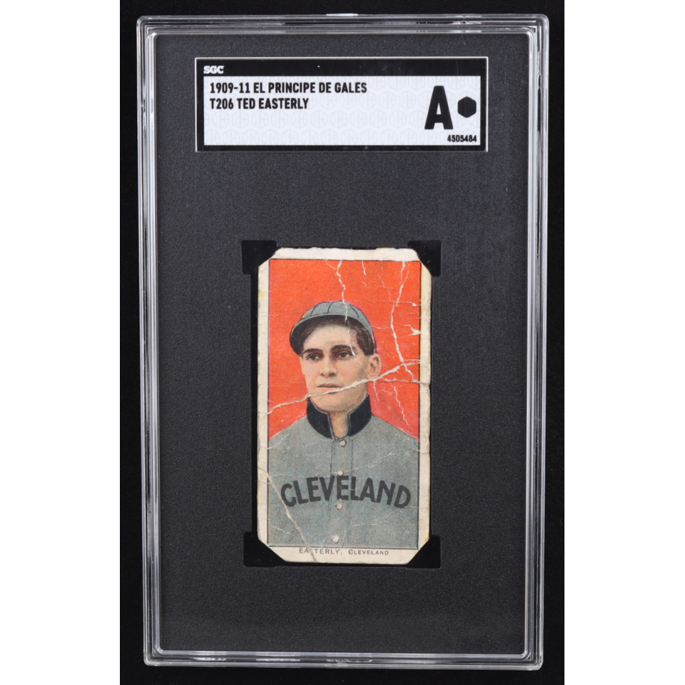 Ted Easterly 1909-11 El Principe De Gales Cigarettes Portraits #T206 (SGC Authentic) at PristineAuction.com