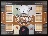 2020 Leaf Lumber Kings Rivals #R02 #4/6 Babe Ruth / Roger Maris / Mickey Mantle / David Ortiz / Ted Wiliams / Jim Rice at PristineAuction.com