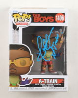 Jessie T. Usher Signed "The Boys" #1406 A-Train Funko Pop! Vinyl Figure Inscribed "A-Train" (ACOA) at PristineAuction.com