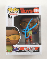 Jessie T. Usher Signed "The Boys" #1406 A-Train Funko Pop! Vinyl Figure (ACOA) at PristineAuction.com