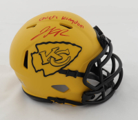 Jalen Royals Signed Chiefs Rave Alternate Speed Mini Helmet Inscribed "Chiefs Kingdom" (JSA) at PristineAuction.com