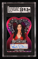 Famke Janssen 2025 Leaf Pop Century Metal Be Still My Heart Pink #BHFJ1 #6/10 (SGC 9.5 | Autograph Graded 10) at PristineAuction.com