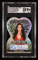 Famke Janssen 2025 Leaf Pop Century Metal Be Still My Heart Silver Shimmer #BHFJ1 #7/10 (SGC 9 | Autograph Graded 10) at PristineAuction.com