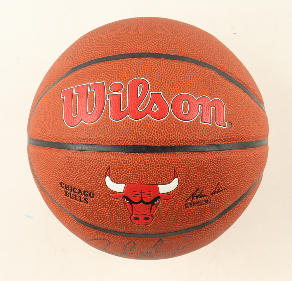 Dennis Rodman Signed Bulls Logo NBA Basketball (PIA) at PristineAuction.com Dennis Rodman Signed Bulls Logo NBA Basketball (PIA) at PristineAuction.com