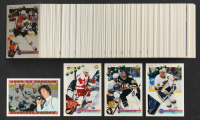 1994-95 Score Hockey Series 1 Set of (504) Cards with Wayne Gretzky #241, Steve Yzerman #150, Jaromir Jagr #135, Brett Hull #100 at PristineAuction.com