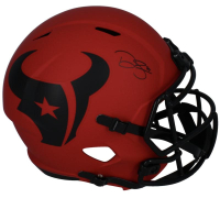 Dalton Schultz Signed Texans Full-Size Rave Alternate Speed Helmet (Beckett) at PristineAuction.com