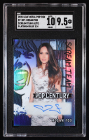 Megan Fox 2025 Leaf Metal Pop Century Scream Team Autograph Platinum Blue #ST-MF1 #1/4 (SGC 9.5) at PristineAuction.com